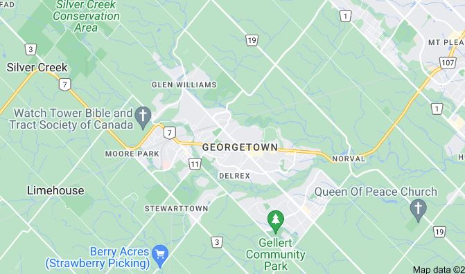 georgetown ontario map